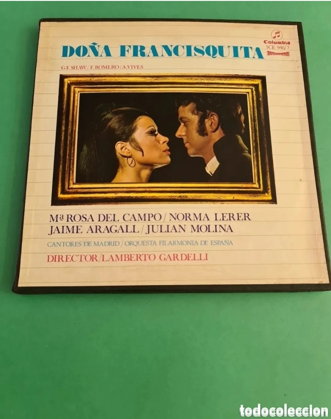 Discos de vinil: Caja con dos Lp's. Do&ntilde;a Francisquita.