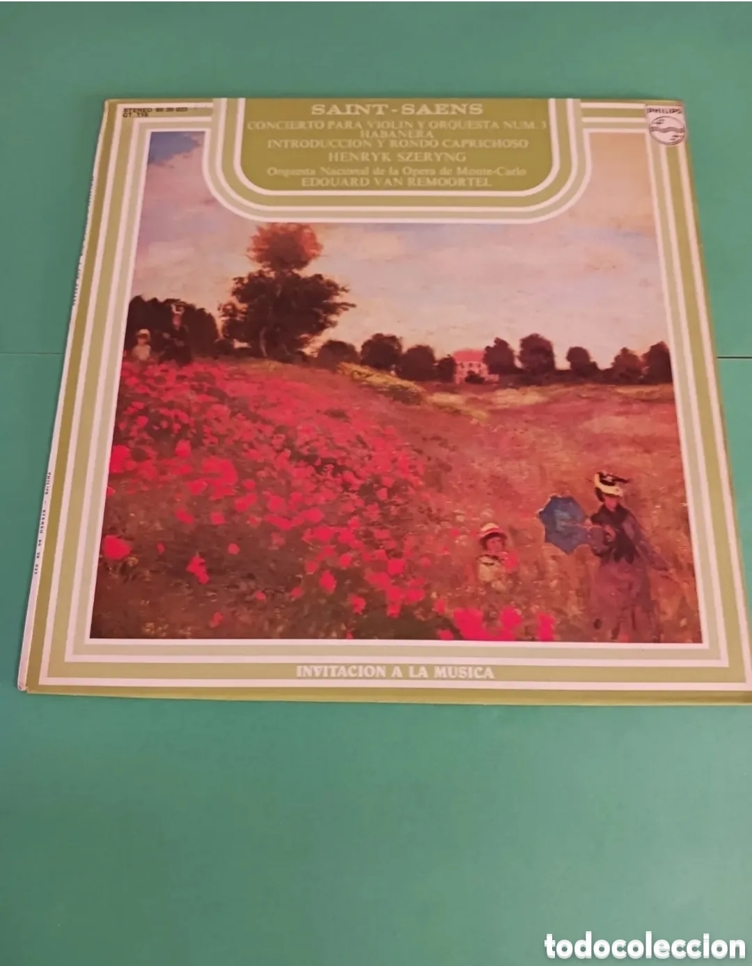 Vinyl records: Vinilo Saint- Saens. Concierto para violin y orquesta N&deg;3.