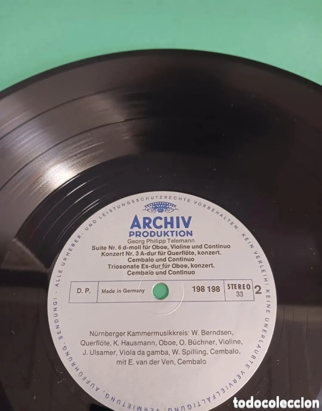 Discos de vinilo: Vinilo desplegable, Georg Philipp Telemann - Foto 4