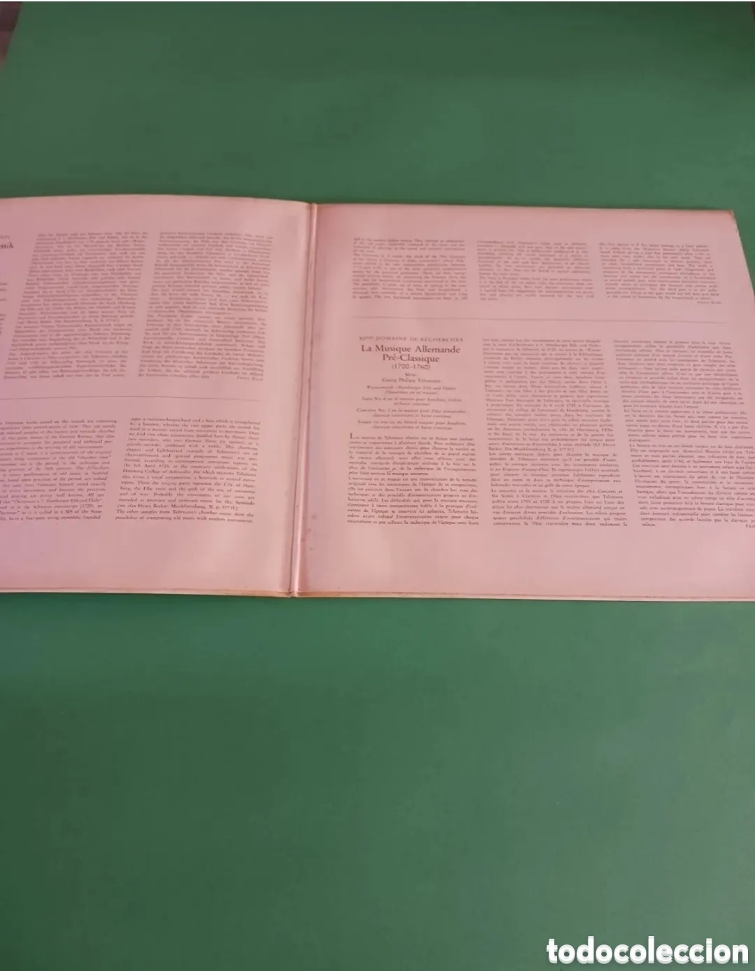 Discos de vinilo: Vinilo desplegable, Georg Philipp Telemann - Foto 5