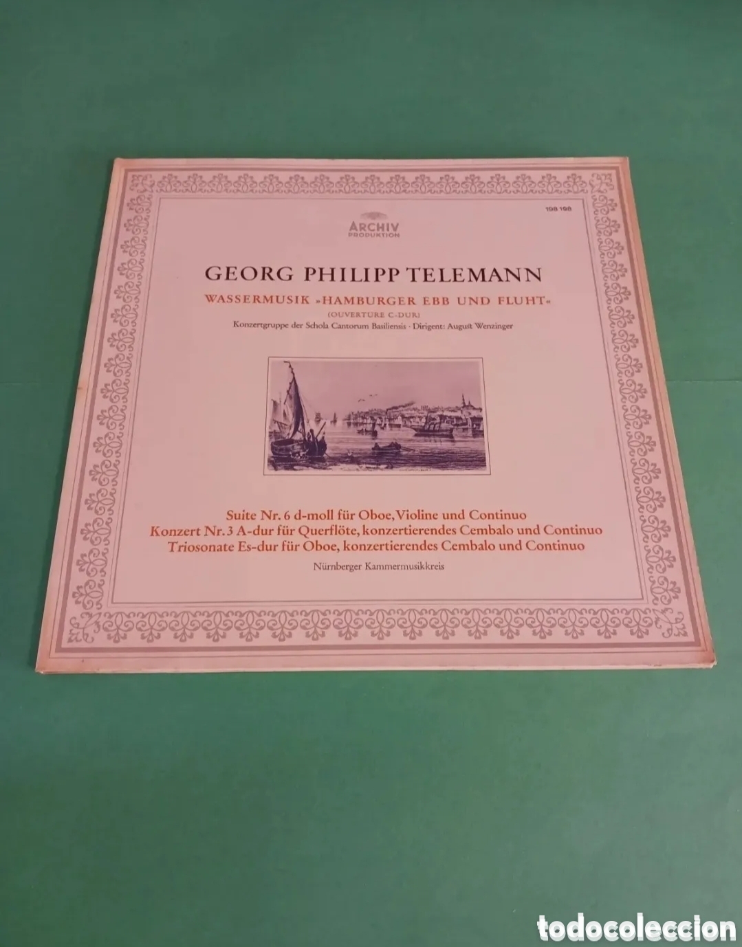 Discos de vinilo: Vinilo desplegable, Georg Philipp Telemann