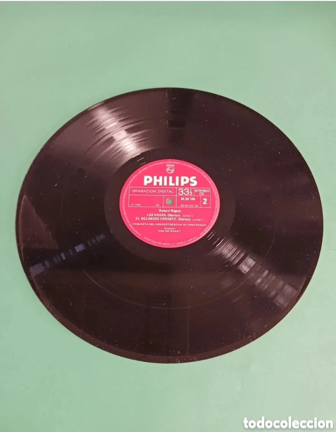 Discos de vinilo: Vinilo Wagner Overtures/ TANNH&Auml;USER. - Foto 2