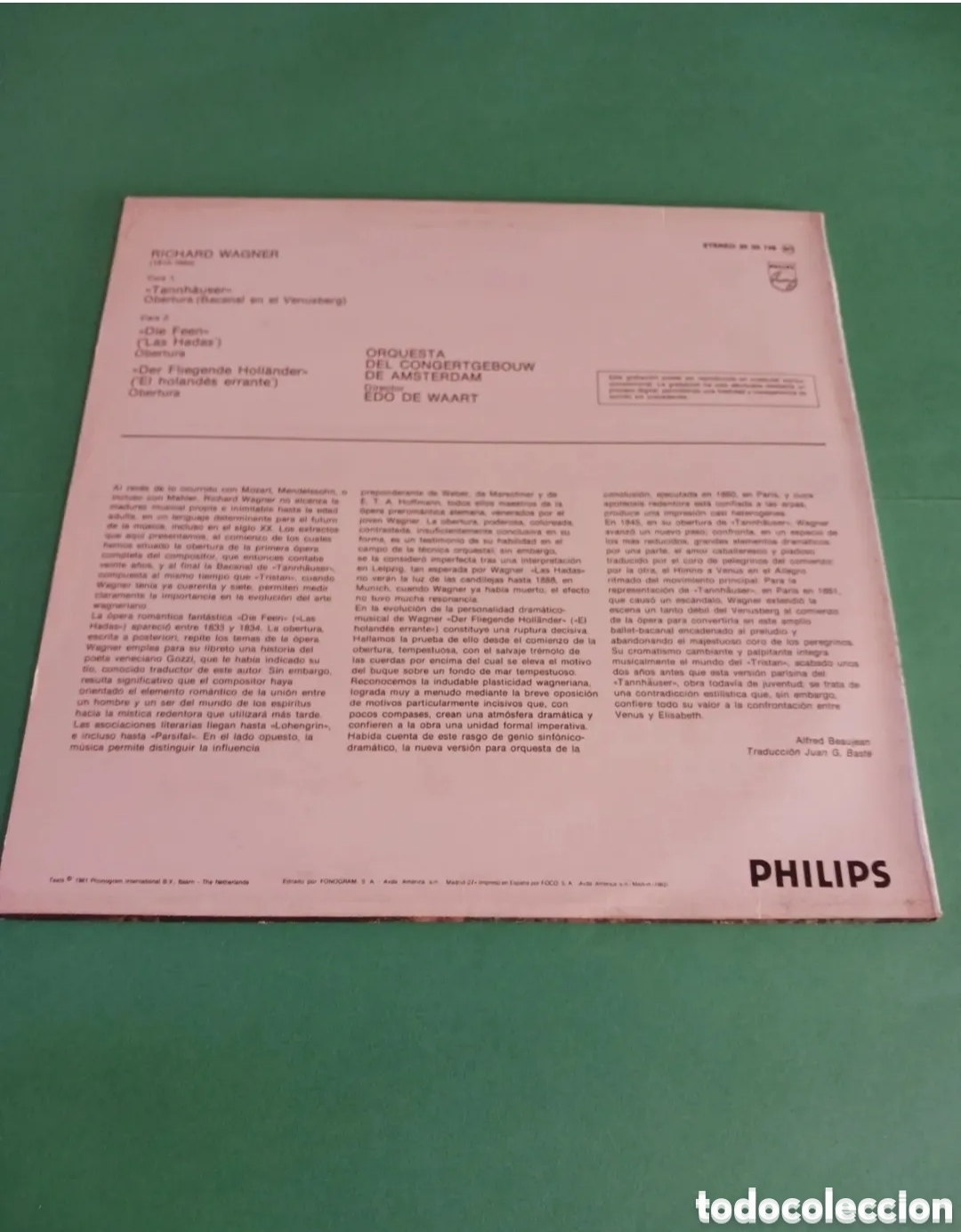 Discos de vinilo: Vinilo Wagner Overtures/ TANNH&Auml;USER. - Foto 6