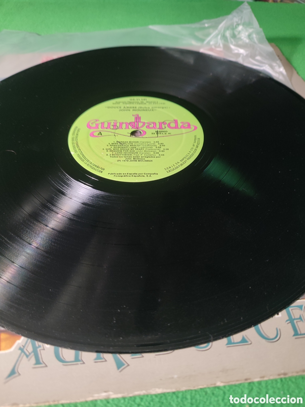Discos de vinilo: John Molineu - Douce amere ( Agridulce) - Foto 3