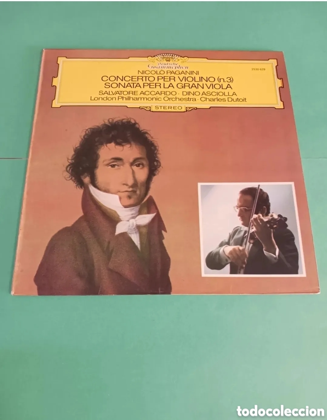 Discos de vinilo: Vinilo NICOL&Ograve; PAGANINI. Concerto para violin n&deg;3
