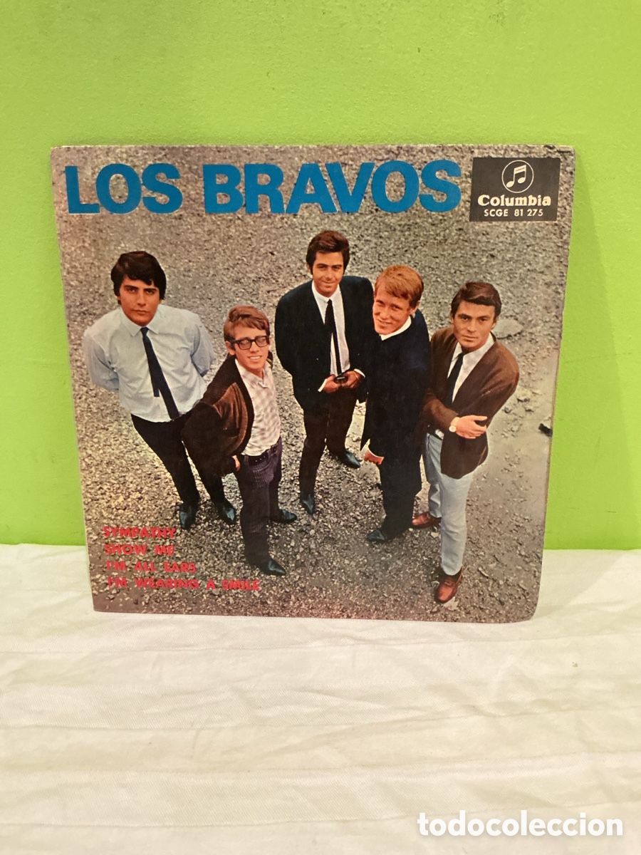 Disques de vinyle: Los Bravos &ndash; Sympathy &ndash; EP 7&rdquo; Columbia &ndash; 1967
