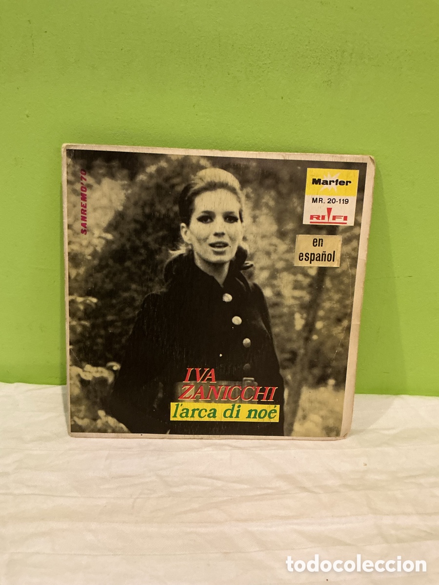 Discos de vinilo: Iva Zanicchi &ndash; L&rsquo;Arca di No&egrave; &ndash; Single 1970