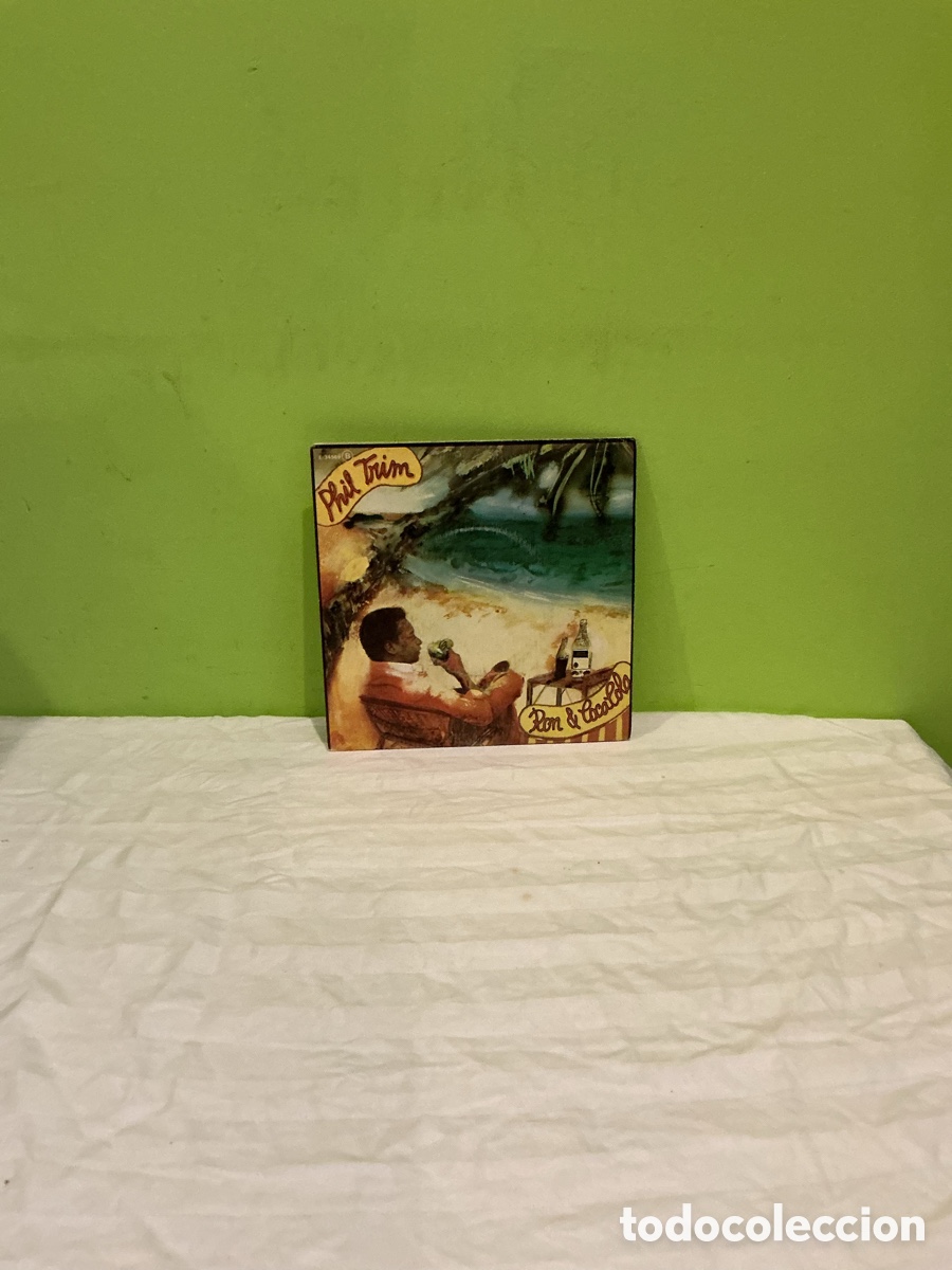 Discos de vinilo: Phil Trim &ndash; Ron y Coca Cola &ndash; Single 1980 - Foto 5