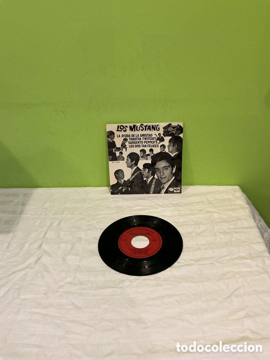 Discos de vinilo: Los Mustang &ndash; Sargento Peppers &ndash; EP 1967 - Foto 2