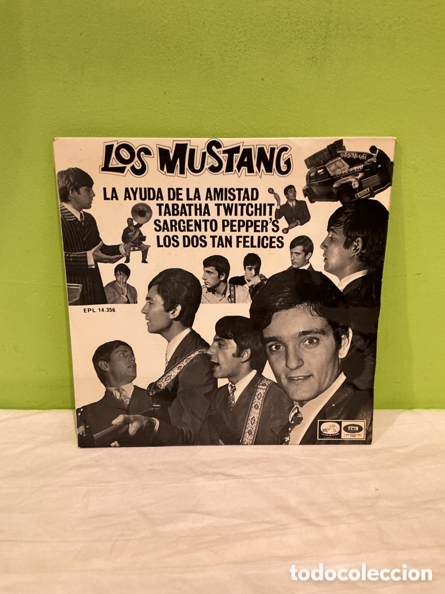 Discos de vinilo: Los Mustang &ndash; Sargento Peppers &ndash; EP 1967