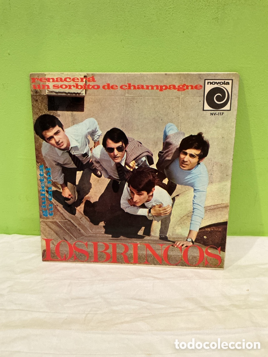 Dischi in vinile: Los Brincos &ndash; Renacer&aacute; &ndash; Funda original EP