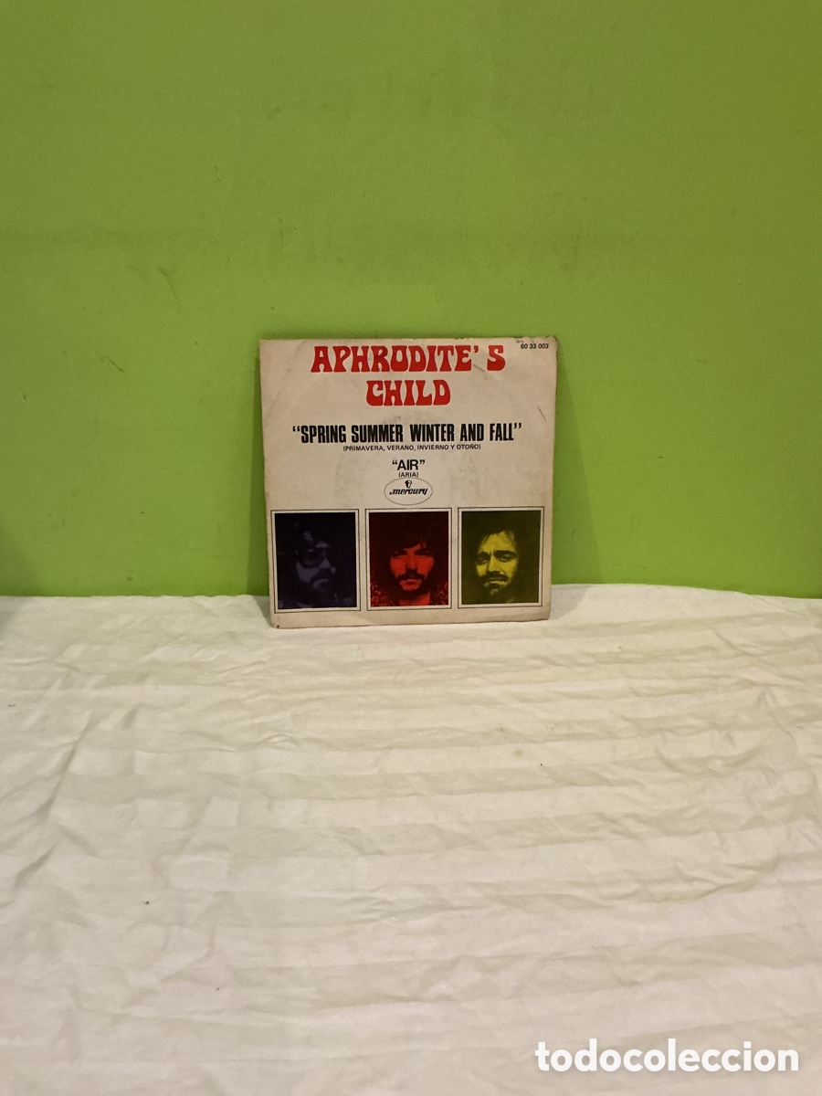 Discos de vinilo: Aphrodite&rsquo;s Child &ndash; Spring Summer Winter and Fall &ndash; Single 1970 - Foto 5