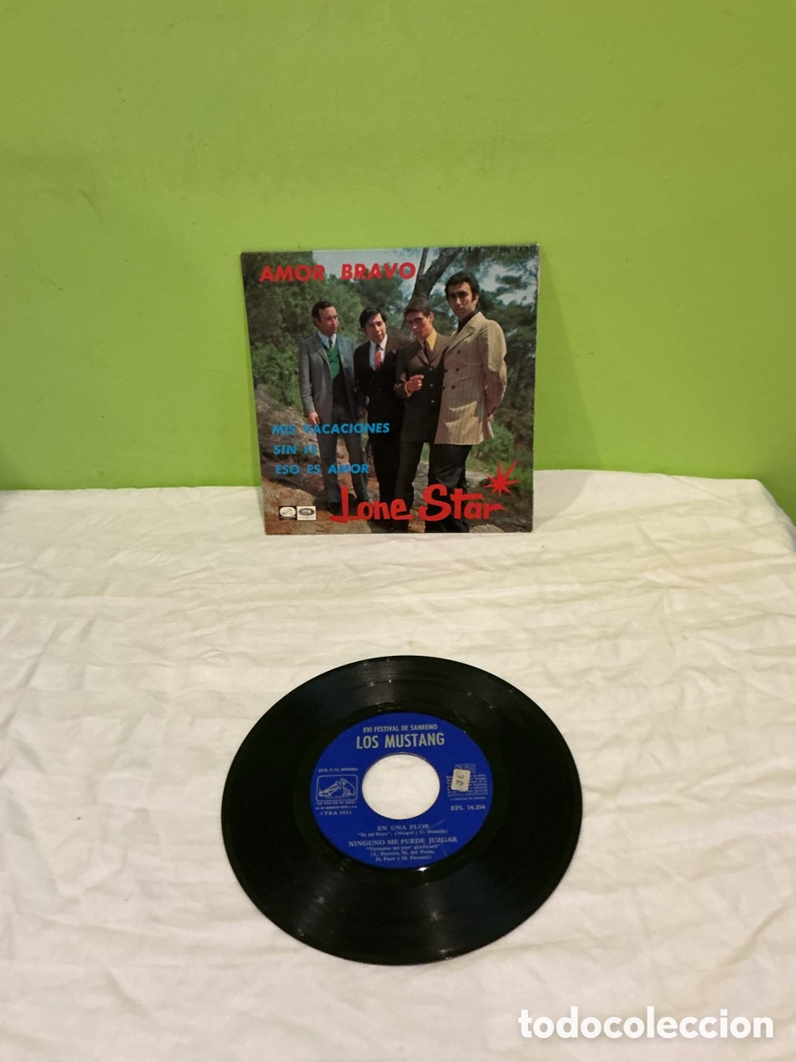 Discos de vinilo: Lone Star &ndash; Amor Bravo &ndash; EP 1967 - Foto 2
