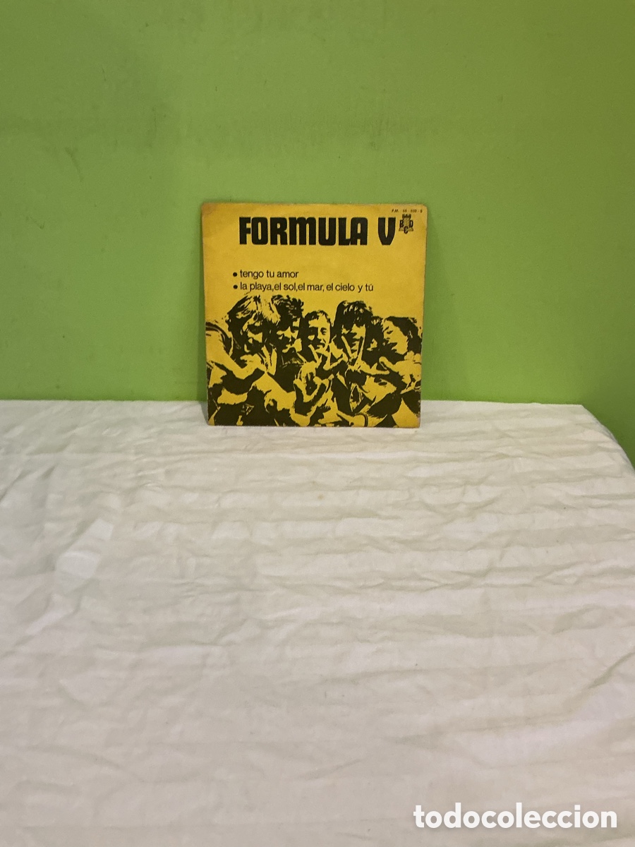 Discos de vinilo: F&oacute;rmula V &ndash; Tengo tu amor &ndash; Single promocional - Foto 5