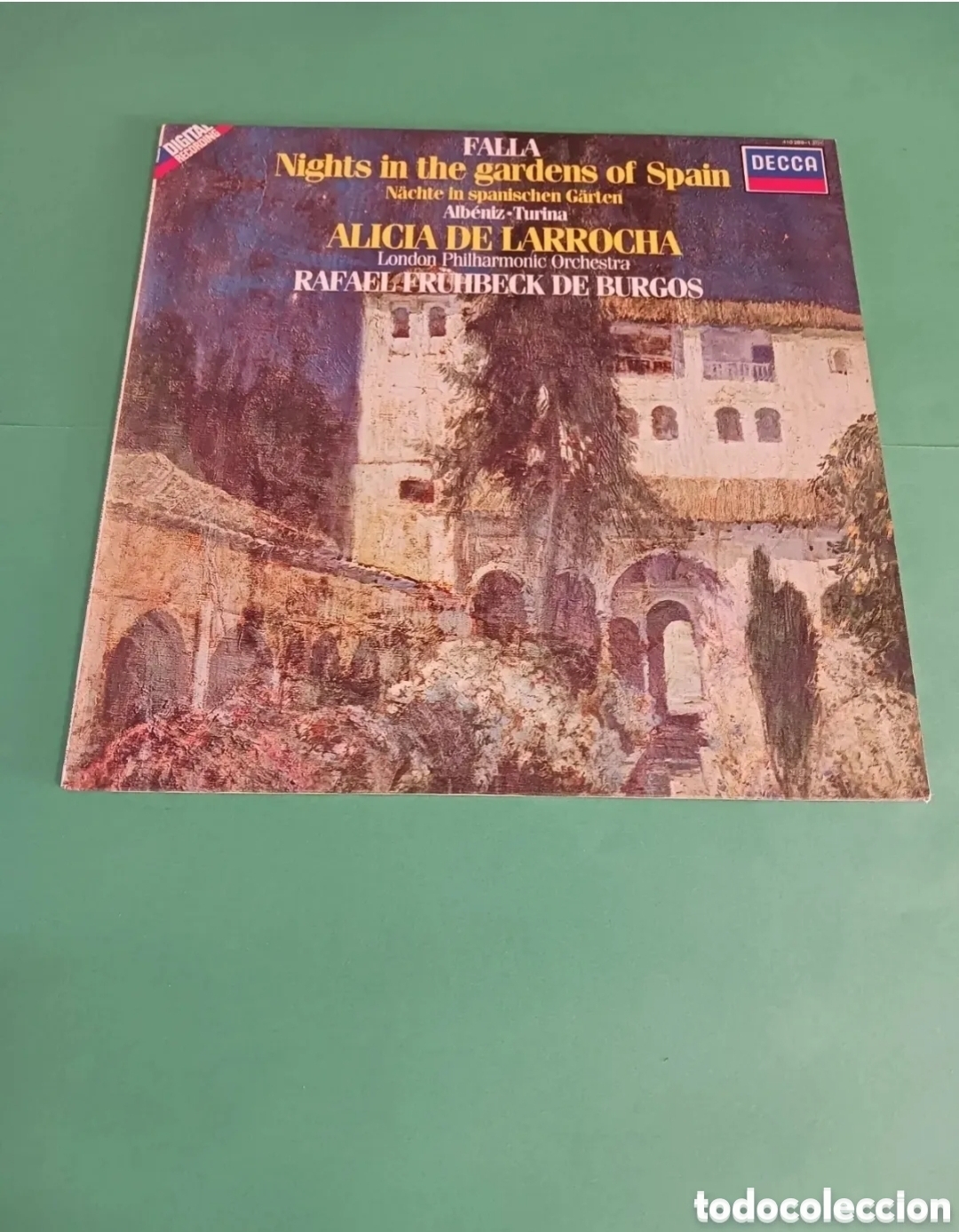 Disques de vinyle: Vinilo FALLA/ Nights in the gardens of Spain