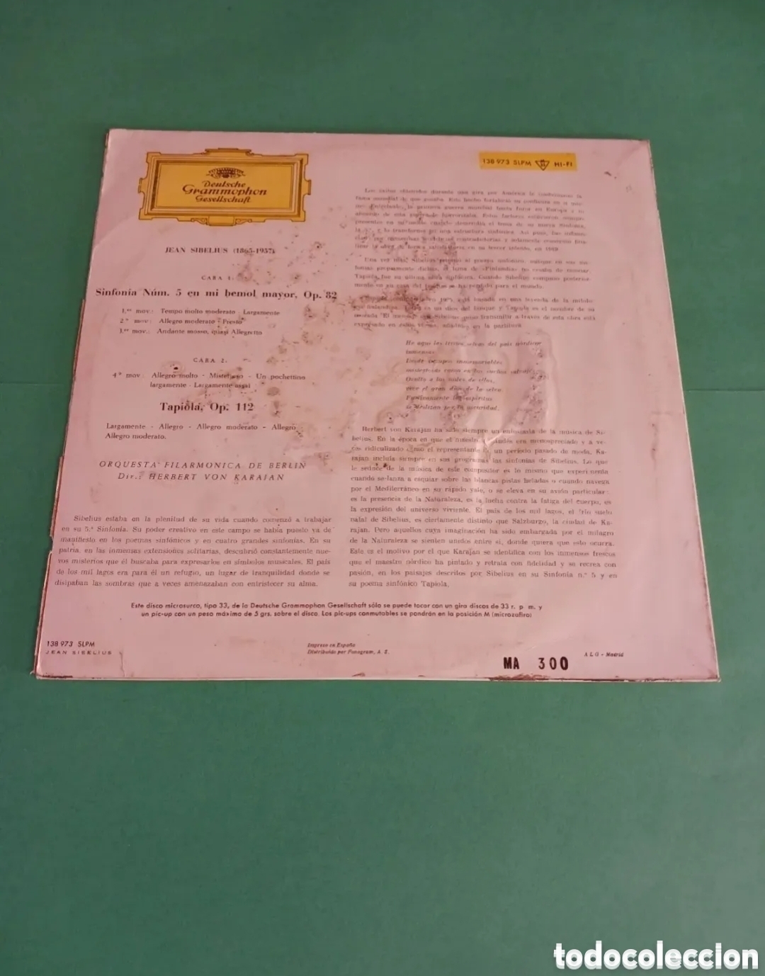 Discos de vinilo: Vinilo DVOŘ&Aacute;K Simfonia N&deg;9 - Foto 5