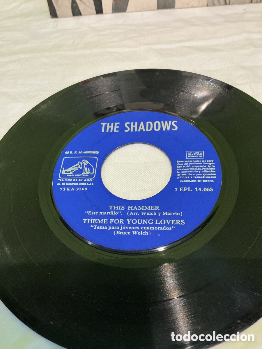 Discos de vinilo: Cliff Richard & The Shadows &ndash; Constantly &ndash; EP 1964 - Foto 4