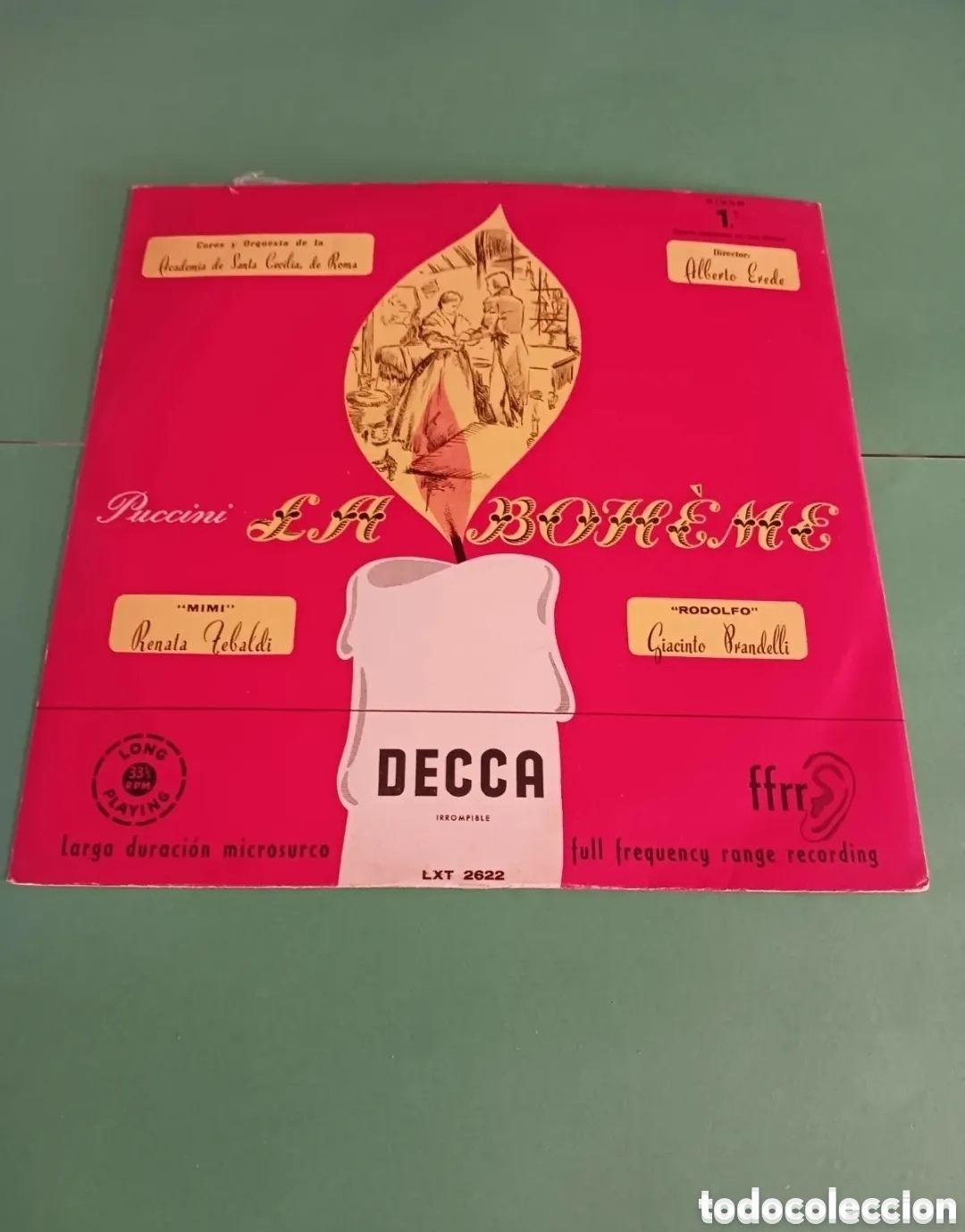 Discos de vinilo: Lp La Boheme PUCCINI. Disco 1