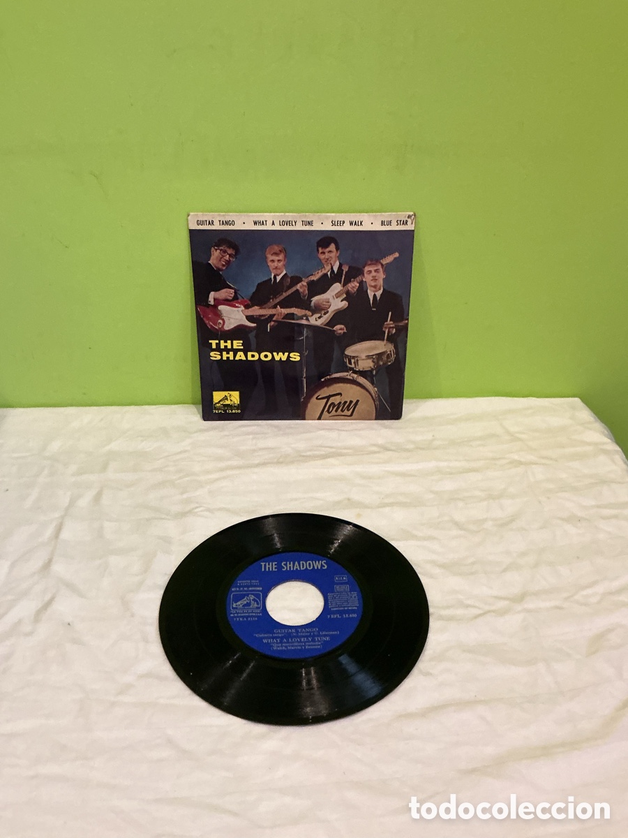 Discos de vinilo: The Shadows &ndash; Guitar Tango &ndash; EP 1962 - Foto 2