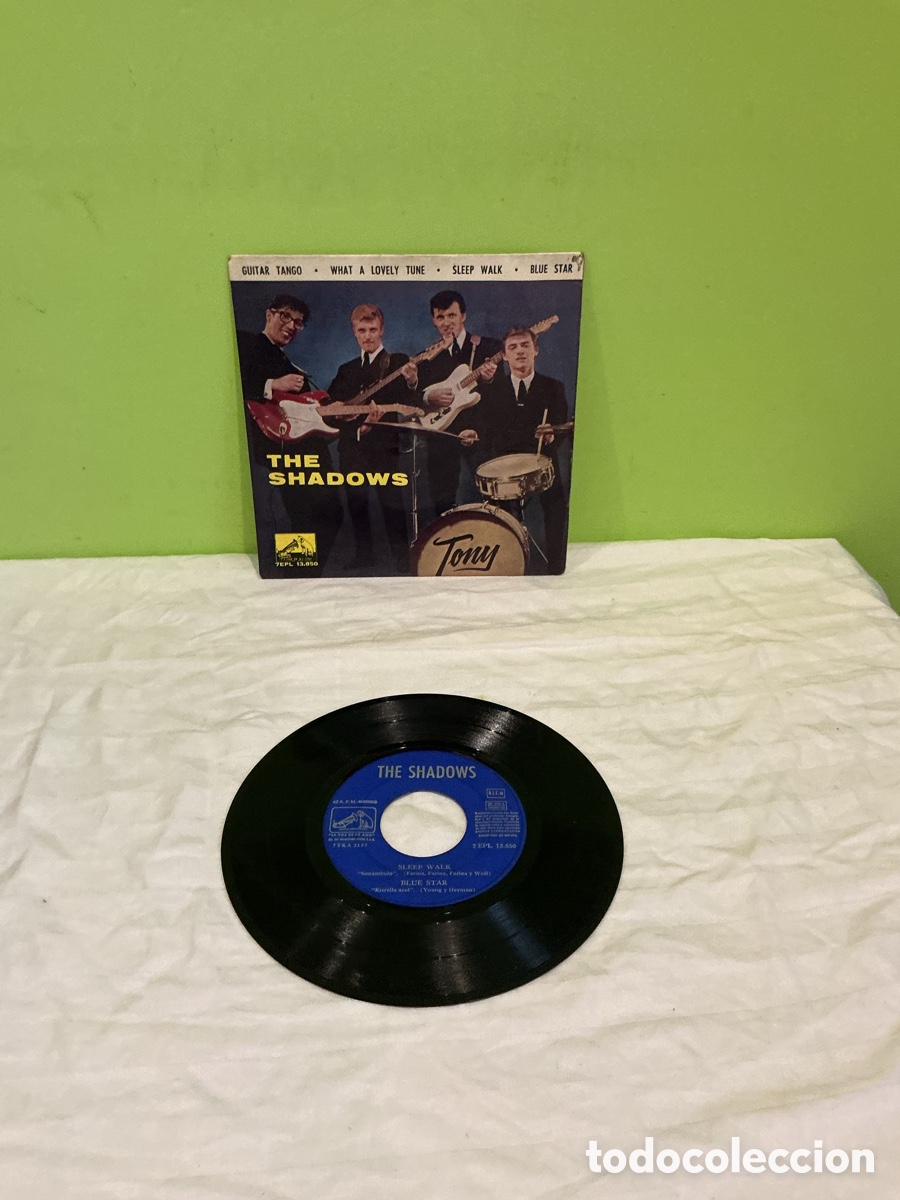 Discos de vinilo: The Shadows &ndash; Guitar Tango &ndash; EP 1962 - Foto 5