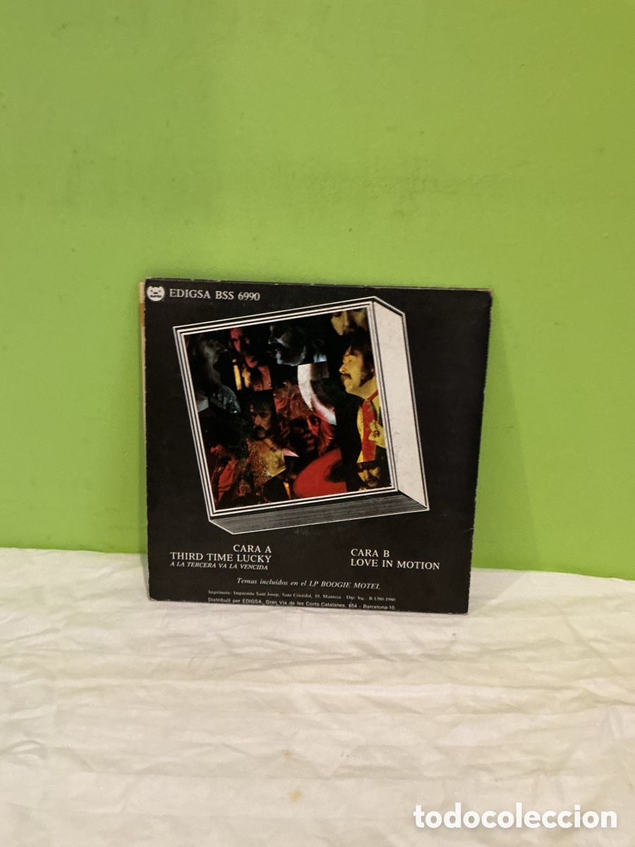 Discos de vinilo: Foghat &ndash; Third Time Lucky &ndash; Single 1979 - Foto 6