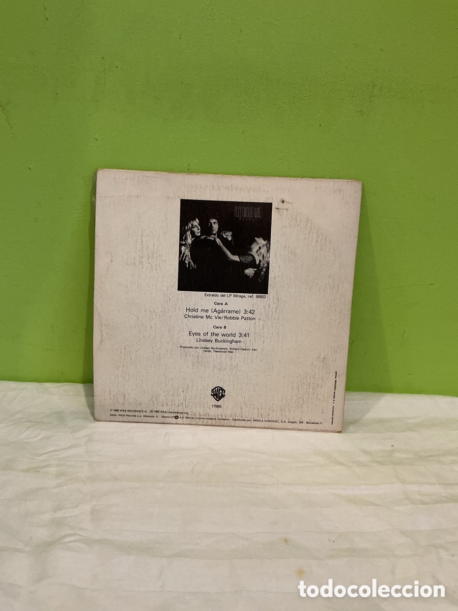 Discos de vinilo: Fleetwood Mac &ndash; Hold Me &ndash; Single 1982 - Foto 7