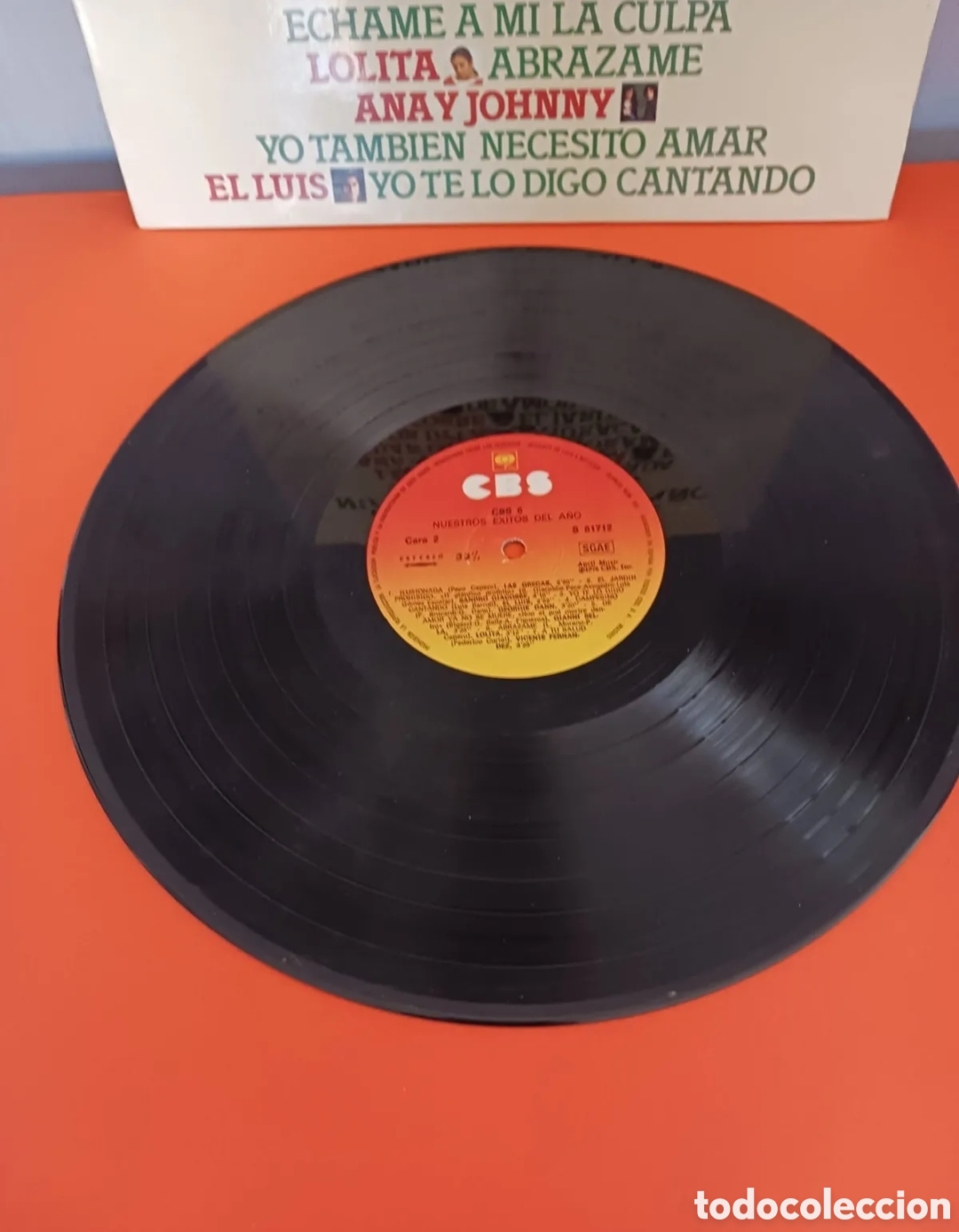 Discos de vinilo: CBS NUESTROS EXITOS DEL A&Ntilde;O. LP - Foto 4