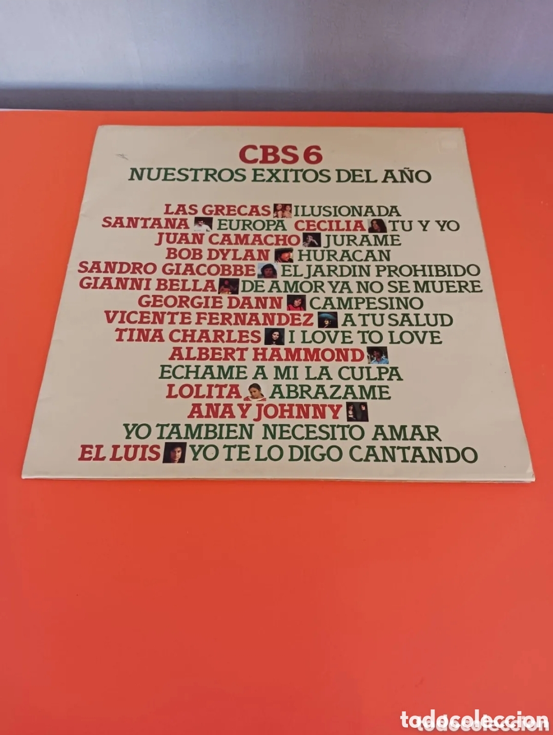 Discos de vinilo: CBS NUESTROS EXITOS DEL A&Ntilde;O. LP - Foto 5