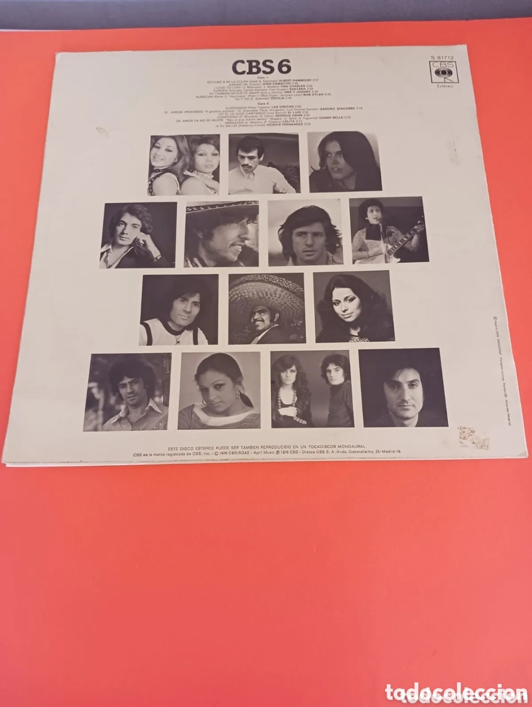 Discos de vinilo: CBS NUESTROS EXITOS DEL A&Ntilde;O. LP - Foto 6