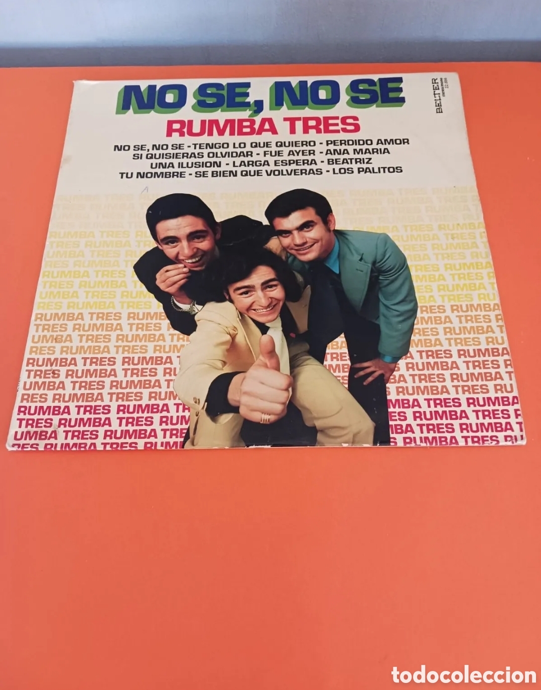 Discos de vinilo: RUMBA TRES. LP de vinilo. Funciona - Foto 1