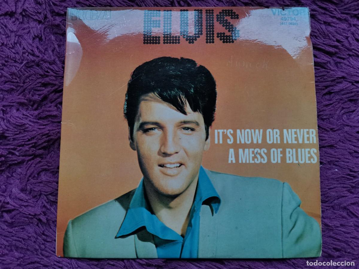 Discos de vinilo: Elvis &ndash; It's Now Or Never Vinilo 7&rdquo; Single 1971 France 49794