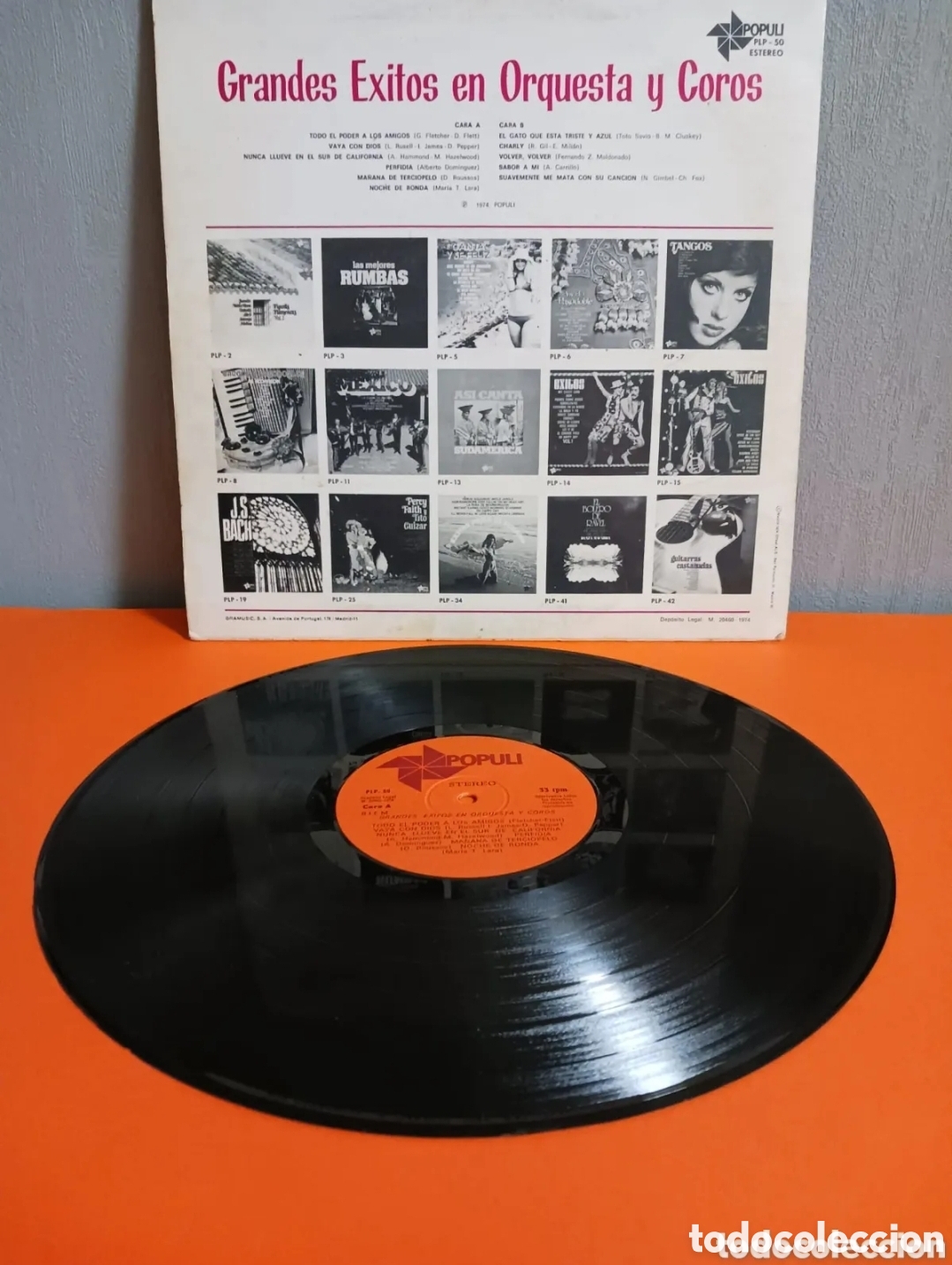 Discos de vinilo: Grandes &eacute;xitos en orquesta y coro. Lp de vinilo - Foto 4
