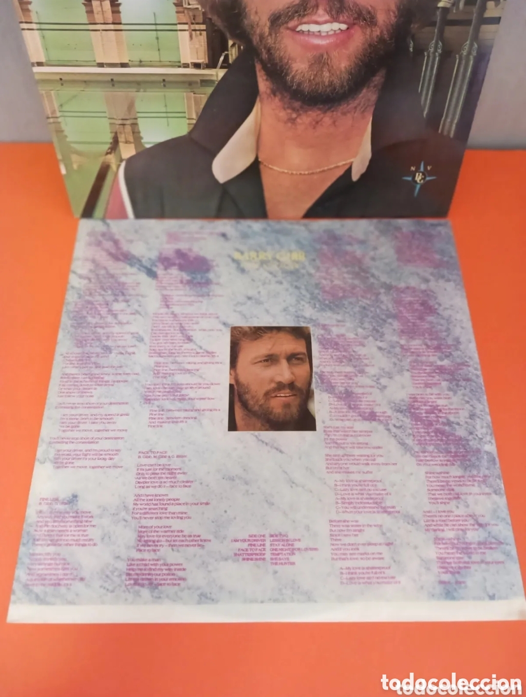 Discos de vinilo: LP Barry Gibb, Non Voyager. FUNCIONA. - Foto 7