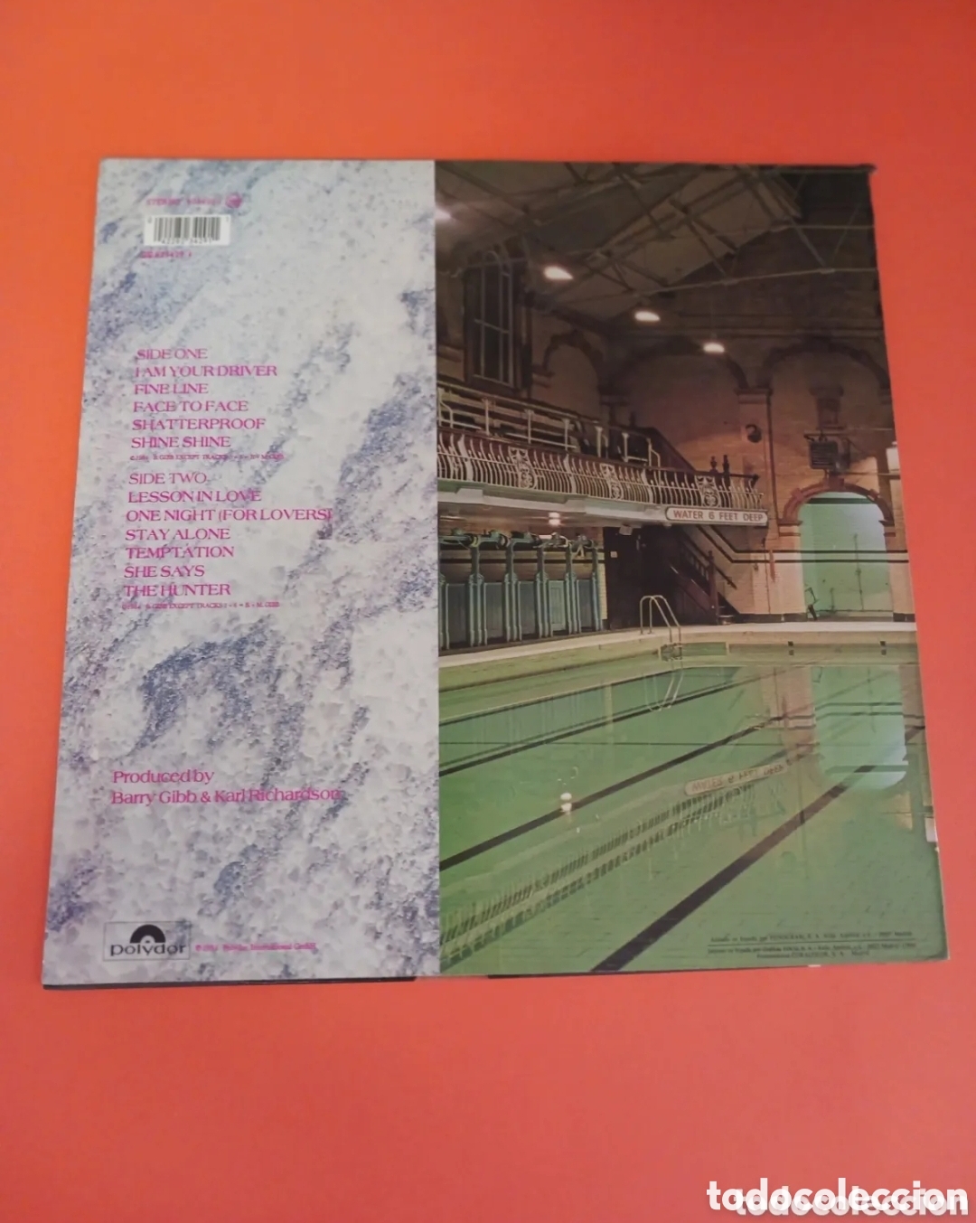 Discos de vinilo: LP Barry Gibb, Non Voyager. FUNCIONA. - Foto 10