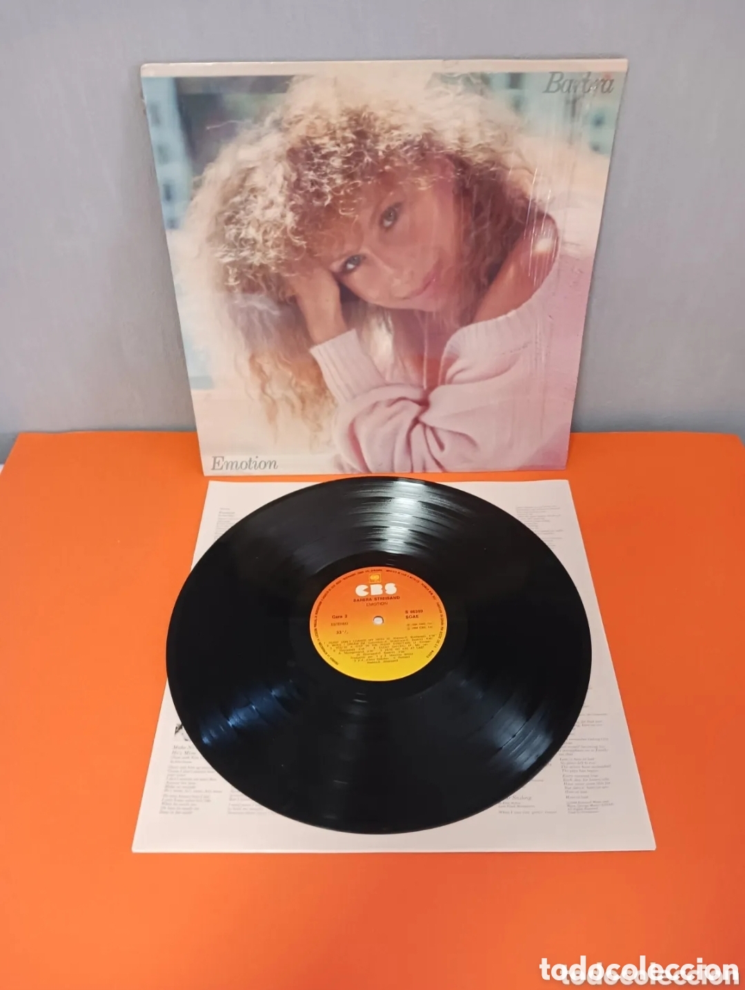 Discos de vinilo: LP, BARBRA. EMOTION. FUNCIONA. - Foto 2