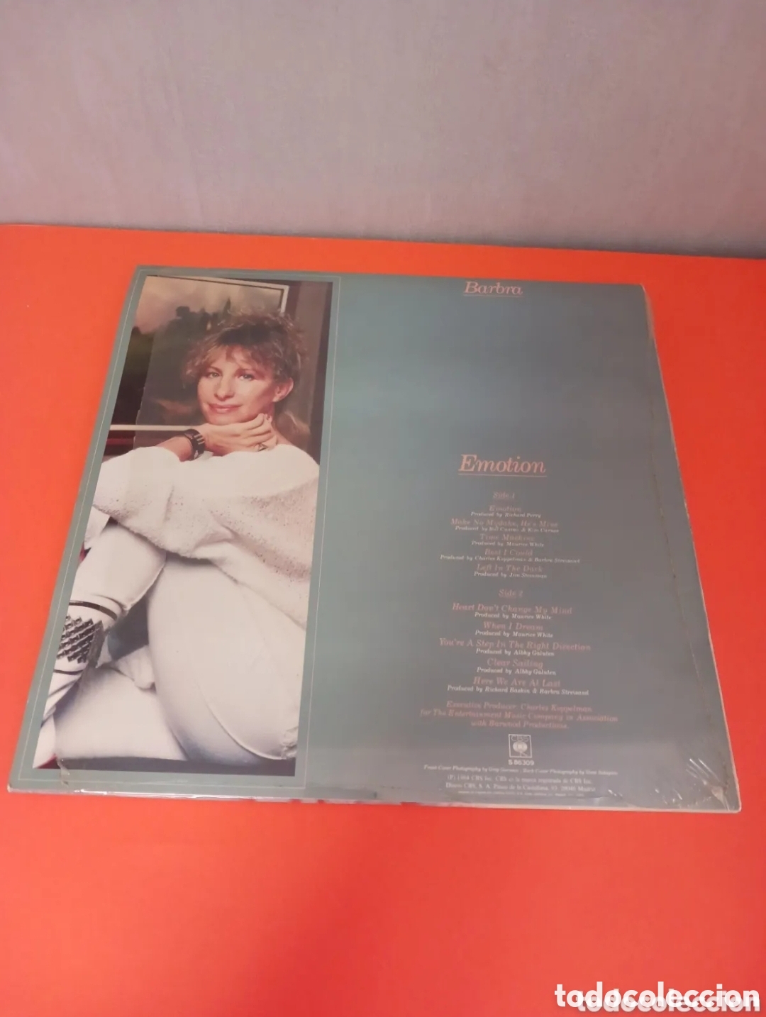 Discos de vinilo: LP, BARBRA. EMOTION. FUNCIONA. - Foto 5