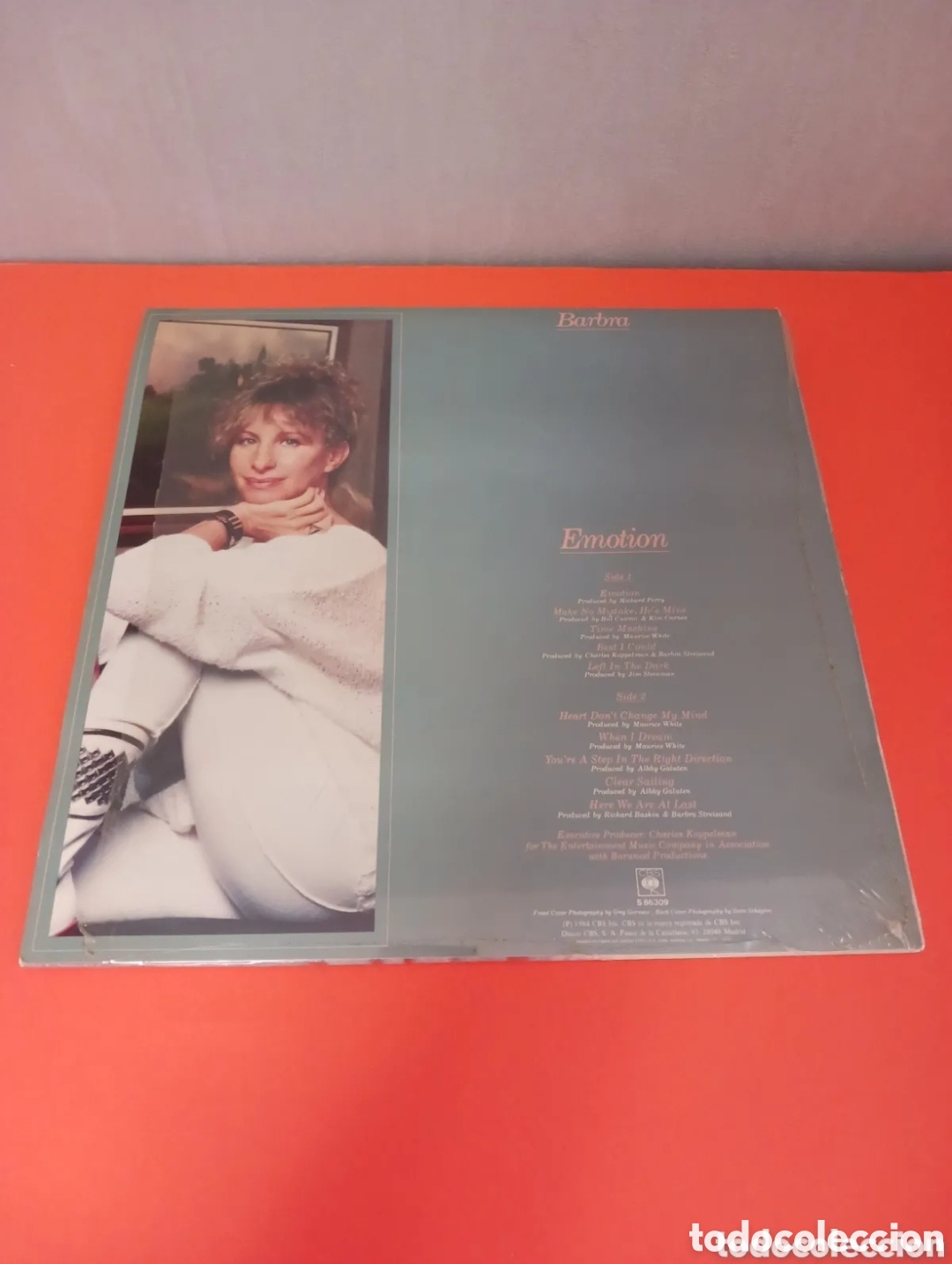 Discos de vinilo: LP, BARBRA. EMOTION. FUNCIONA. - Foto 6