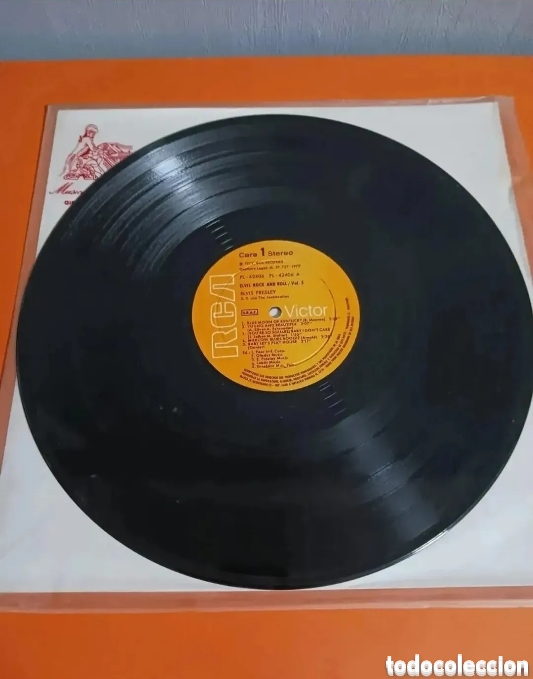 Discos de vinilo: ELVIS ROCK AND ROLL, vol 5. Funciona - Foto 3