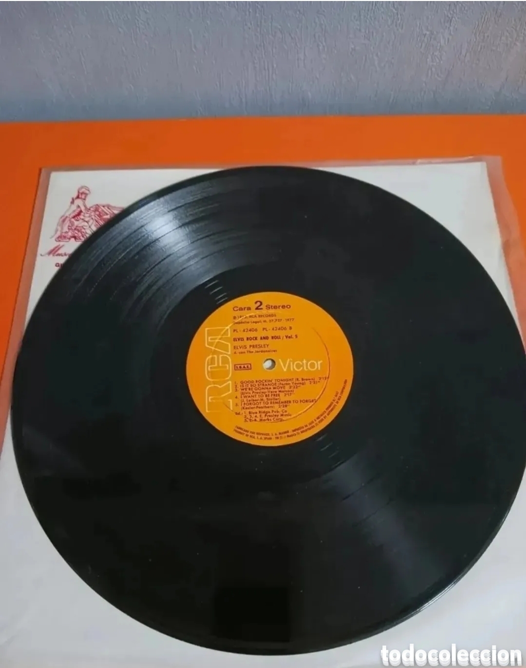 Discos de vinilo: ELVIS ROCK AND ROLL, vol 5. Funciona - Foto 4