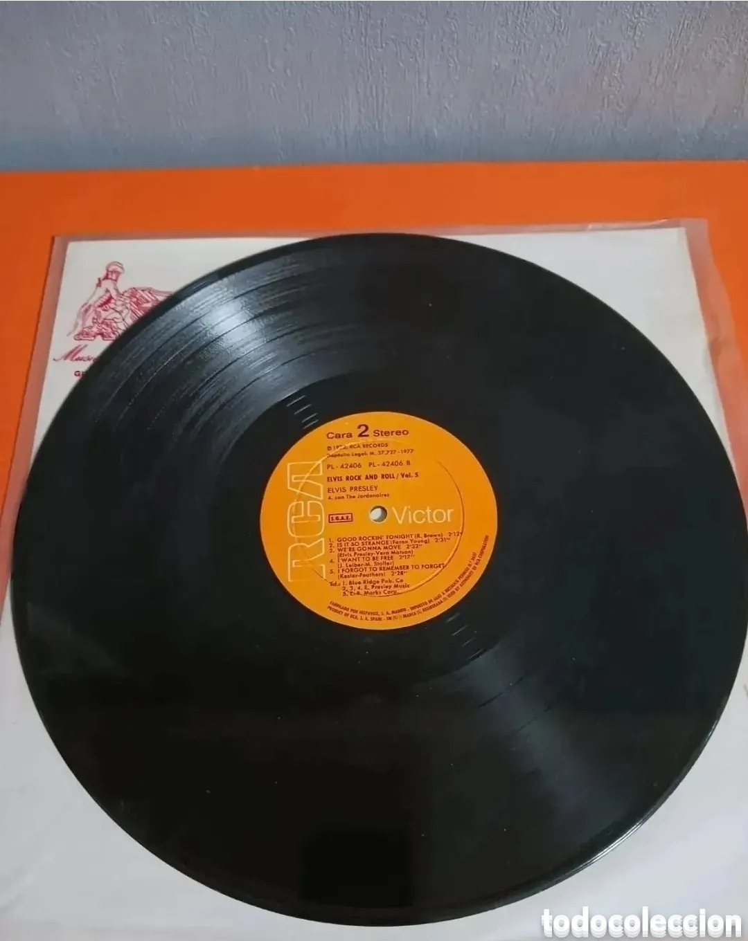 Discos de vinilo: ELVIS ROCK AND ROLL, vol 5. Funciona - Foto 5