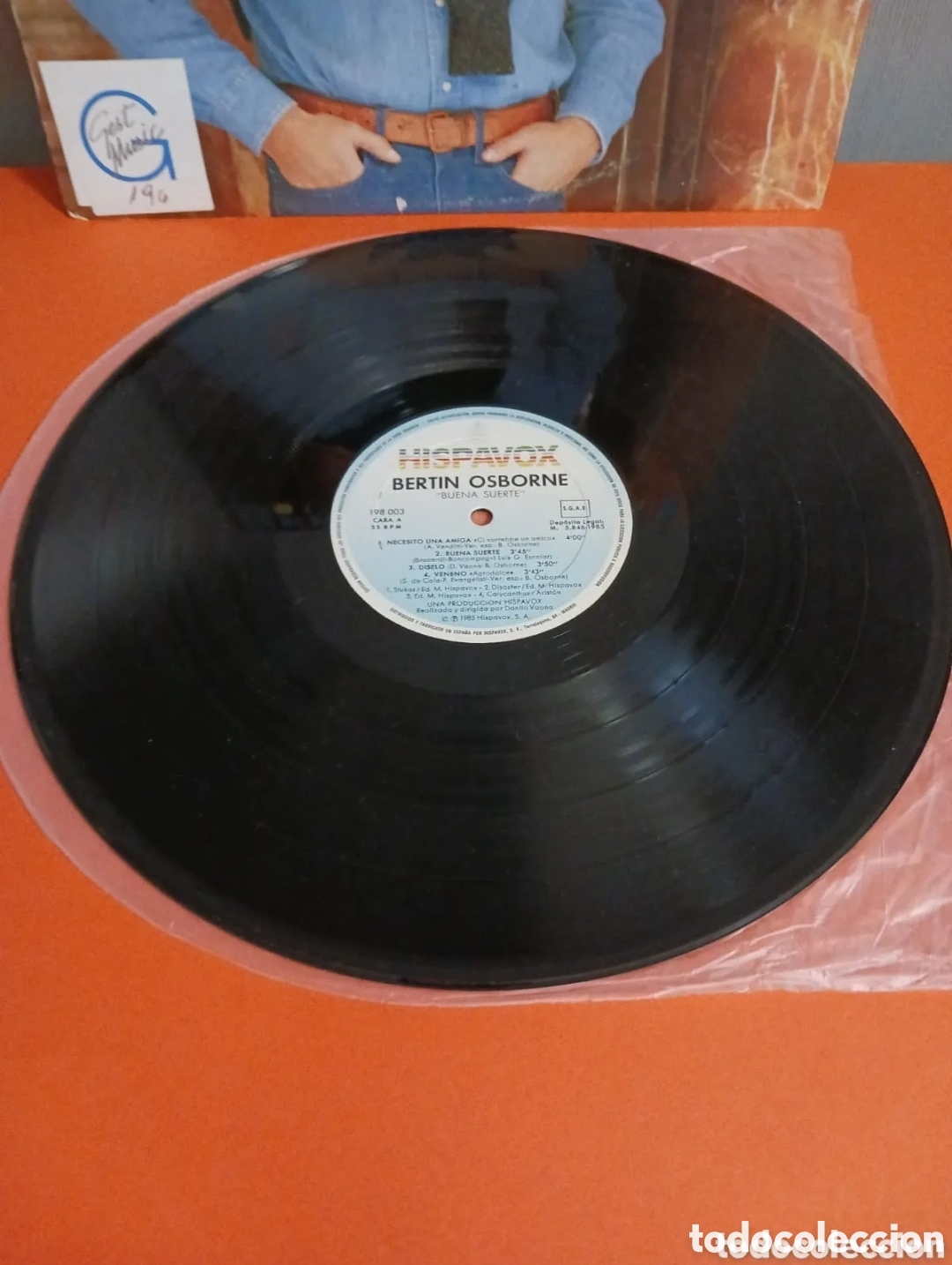 Discos de vinilo: Lp vinilo. BERTIN OSBORNE&rdquo; Buena suerte.&rdquo; - Foto 2