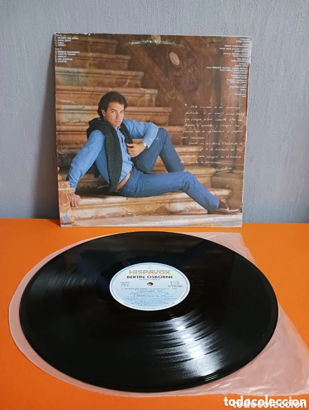 Discos de vinilo: Lp vinilo. BERTIN OSBORNE&rdquo; Buena suerte.&rdquo; - Foto 4