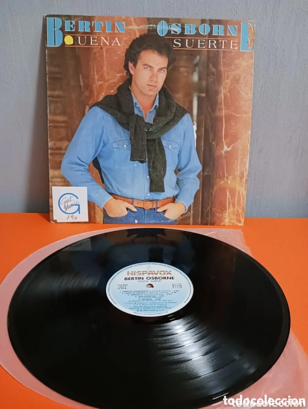 Discos de vinilo: Lp vinilo. BERTIN OSBORNE&rdquo; Buena suerte.&rdquo; - Foto 1