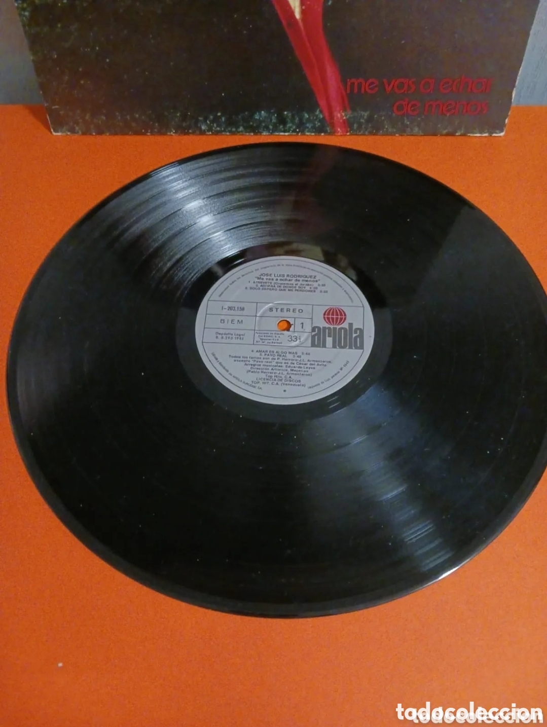 Discos de vinilo: Lp vinilo. Jos&eacute; Luis Rodriguez. FUNCIONA - Foto 5