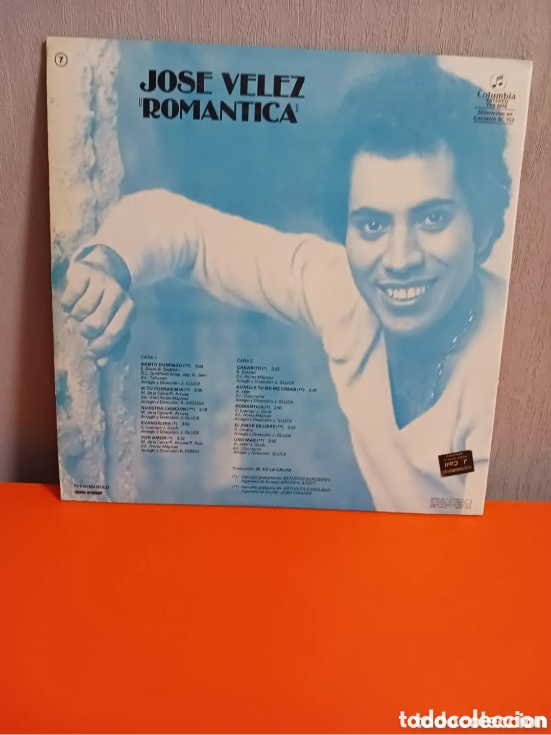 Discos de vinilo: Lp vinilo, JOSE VELEZ &rdquo;ROMANTICA&rdquo;. FUNCIONA. - Foto 7