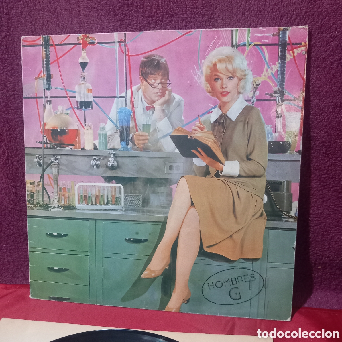 Dischi in vinile: LP HOMBRES G/VENEZIA+VUELVE A MI+DEVUELVEME A MI CHICA(1985 TWINS)