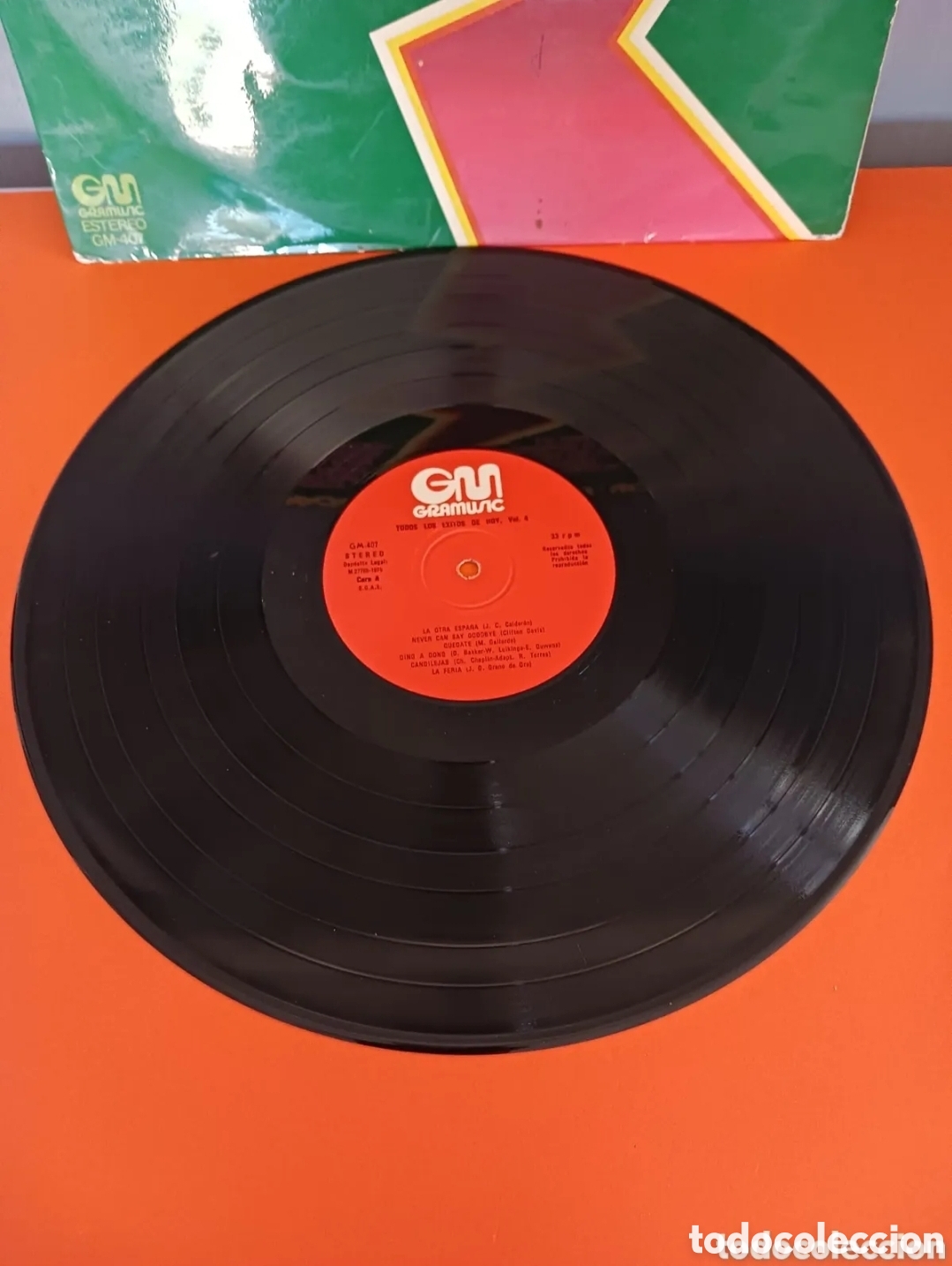 Discos de vinilo: Todos los &eacute;xitos de hoy, vol 4. Lp de vinilo. - Foto 4