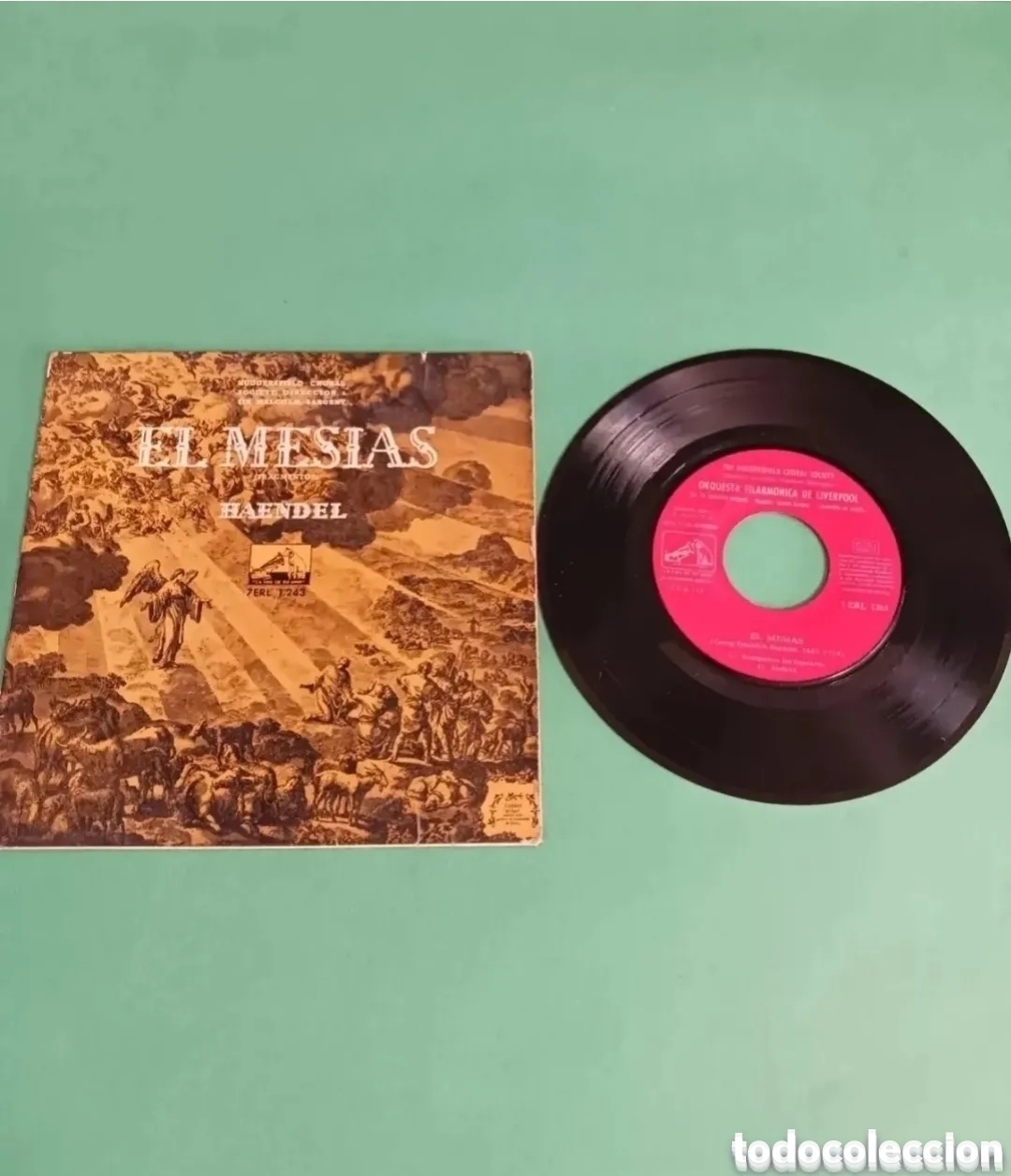 Discos de vinilo: Single EL MESIAS ( Fragmentos) HAENDEL - Foto 4