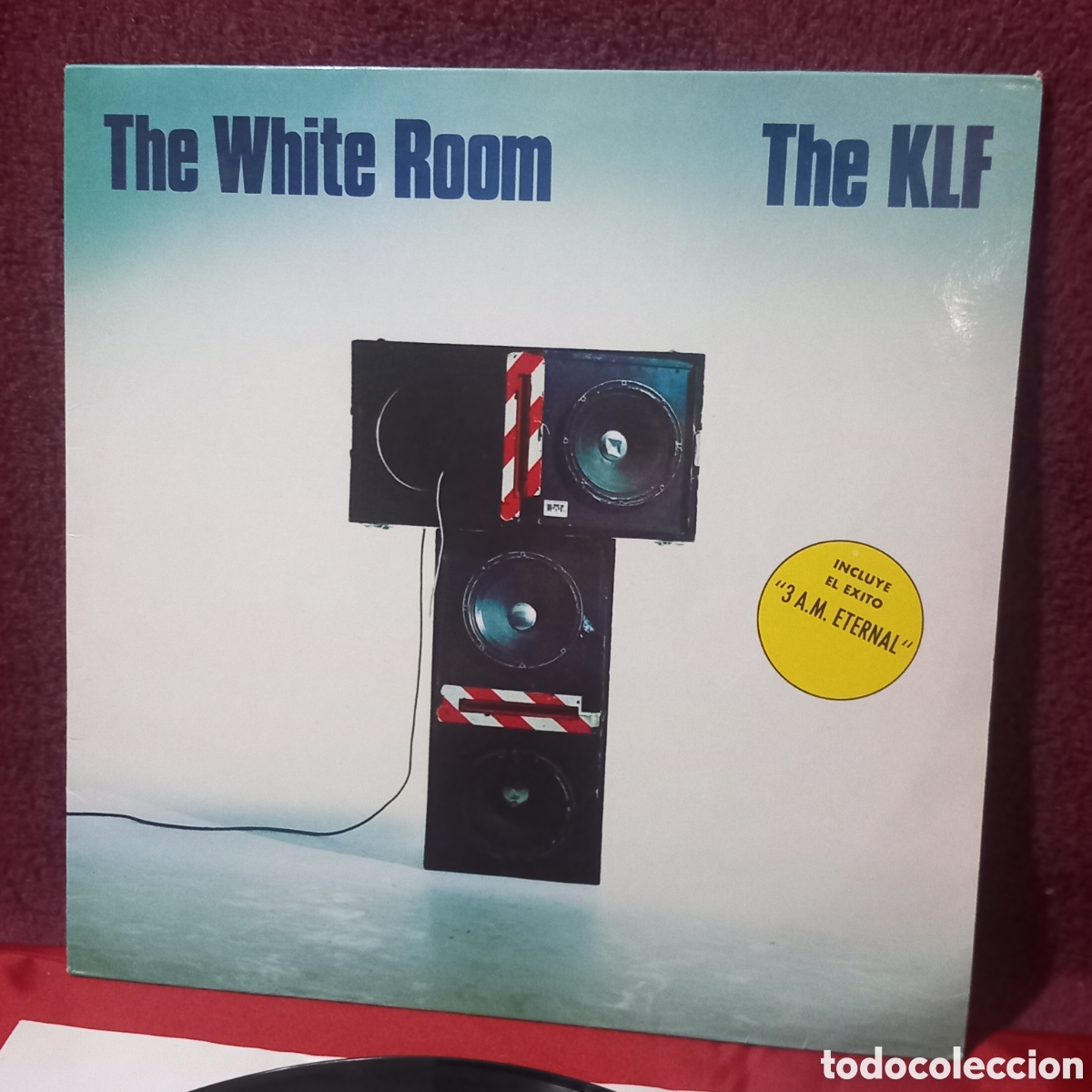 Discos de vinilo: LP THE WHITE ROOM KLF(1991 BLANCO Y NEGRO MUSIC)CONTIENE ENCARTE