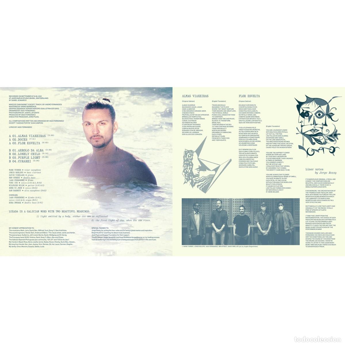 Discos de vinilo: Iago Fern&aacute;ndez - Luzada (LP) - Foto 3